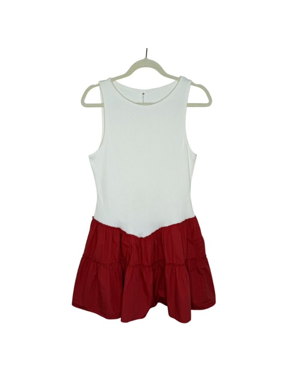 Daily Practice Drop-Waist Twofer Mini Dress, M - Picture 2 of 7